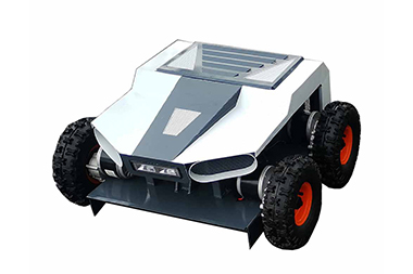Remote controlled electric lawn mower 